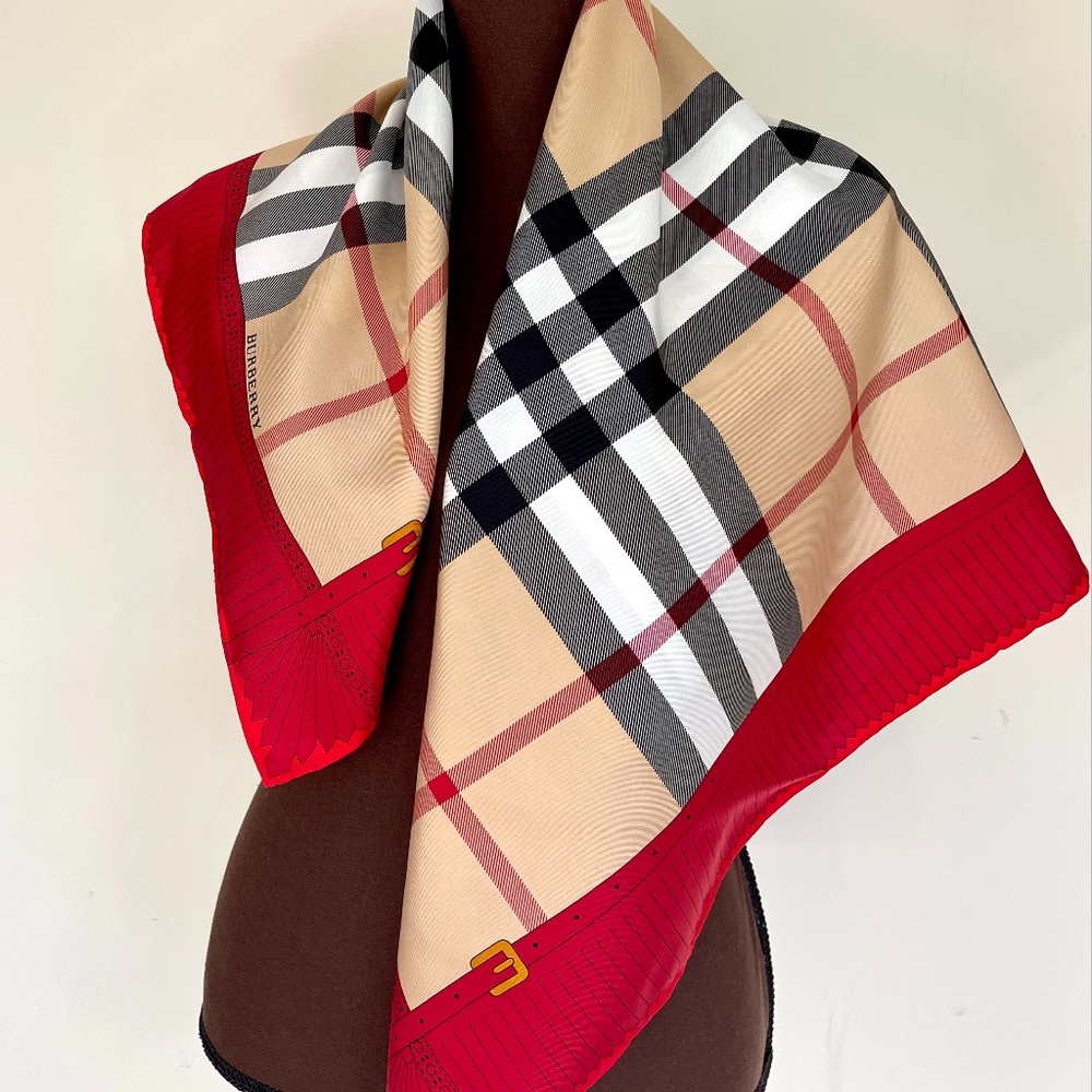 Burberry Silk Scarf - Picture 5 of 13